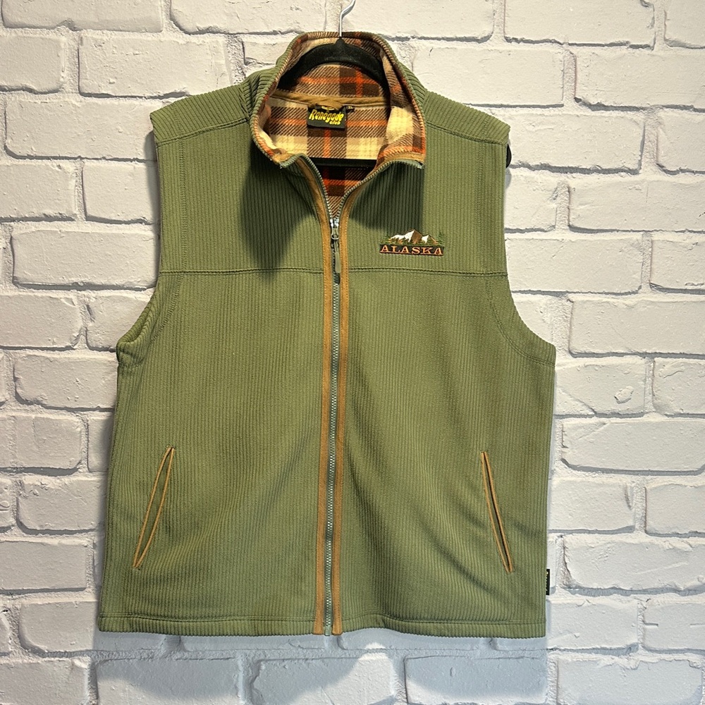 NWOT Alaska Green Fleece Vest for Men size XL - Picture 5 of 9